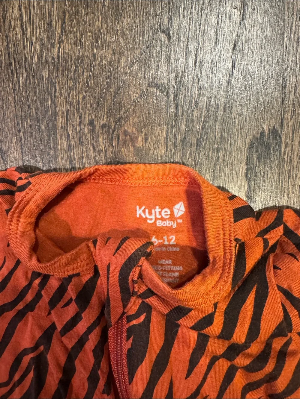 Kyte baby footie bamboo pajamas size 6-12 months